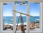 NEW PHOTO: Incredible Oceanfront Views of the Whales and Crashing Waves